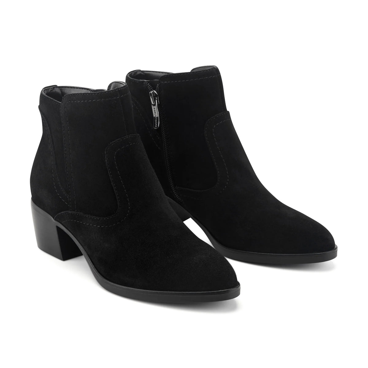 Haya Block Heel Booties